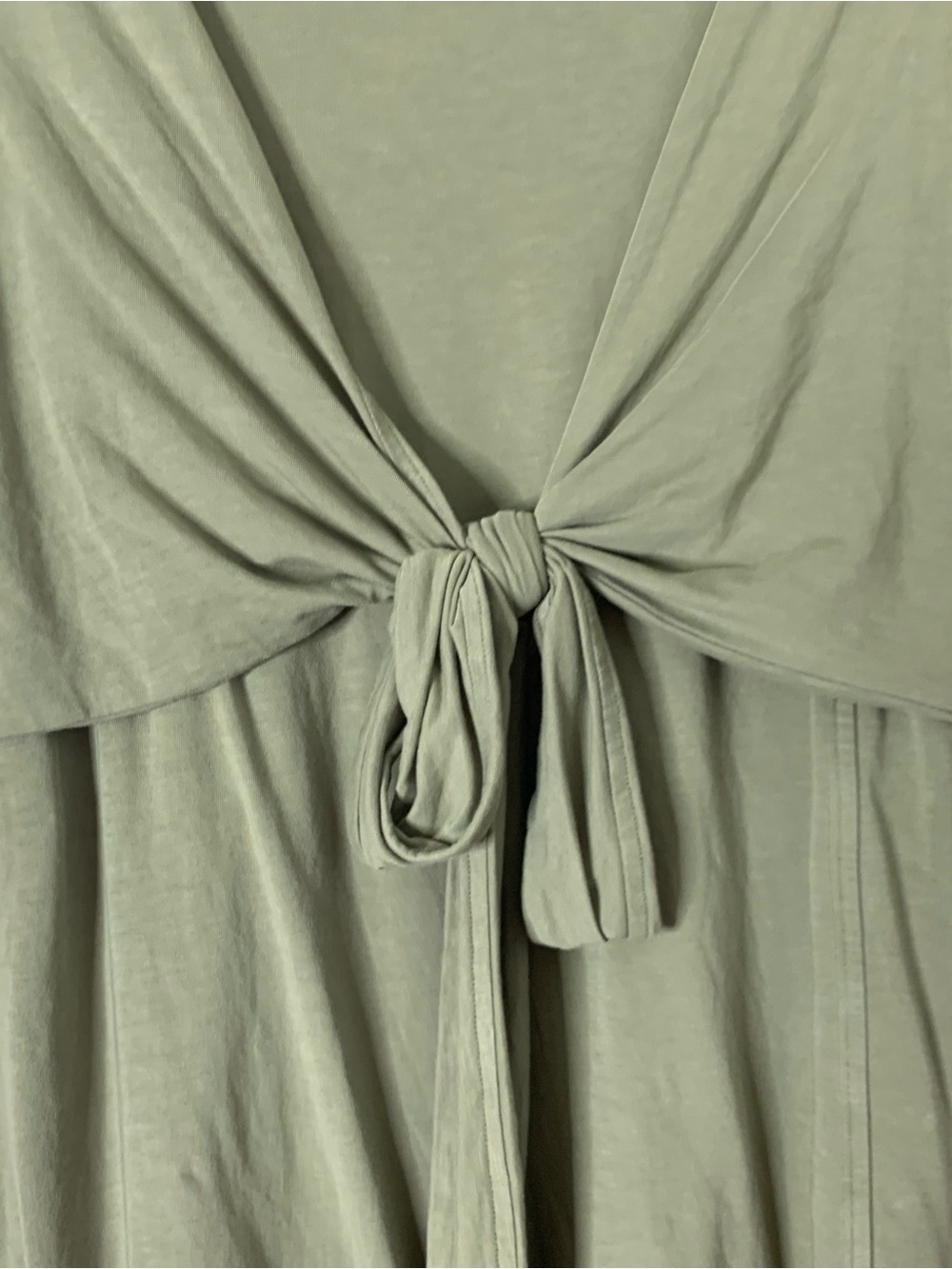 Lululemon womens green cotton wrap front SS shirt dress 8 - Picture 3 of 7